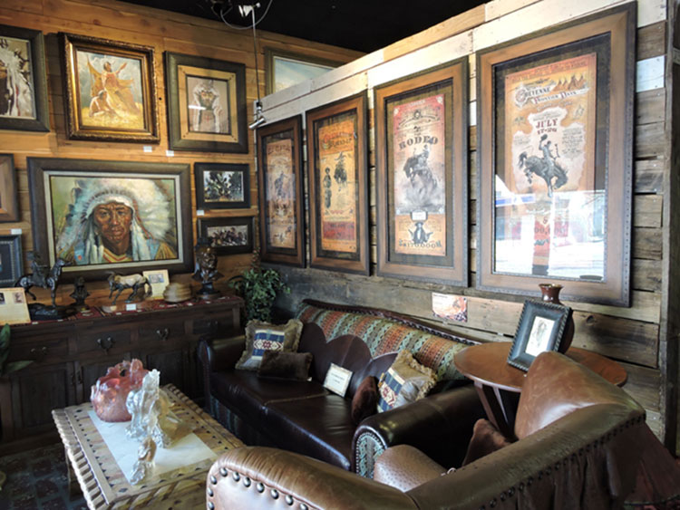 ADOBE WESTERN ART SHOWROOM