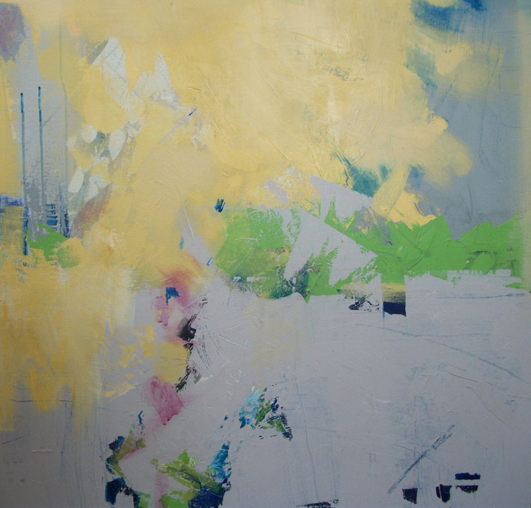 How I Spent My Quarantine Painting Over Blue Painting With Yellow Paint How I Spent My Quarantine Painting Over Blue Painting With Yellow Paint