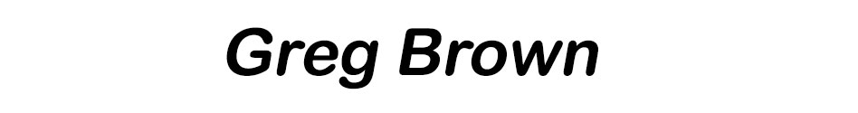 Greg Brown Greg Brown
