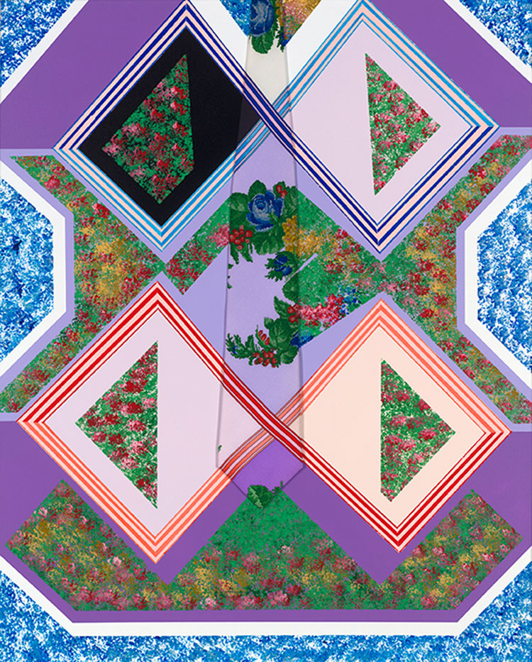 Purple Geometric Garden Purple Geometric Garden