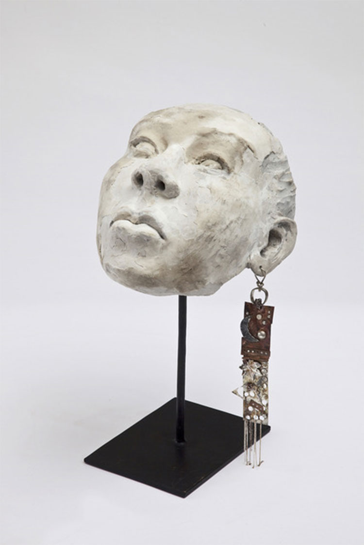 Eve ( recovered clay fragment from bronze foundry casting of another piece )