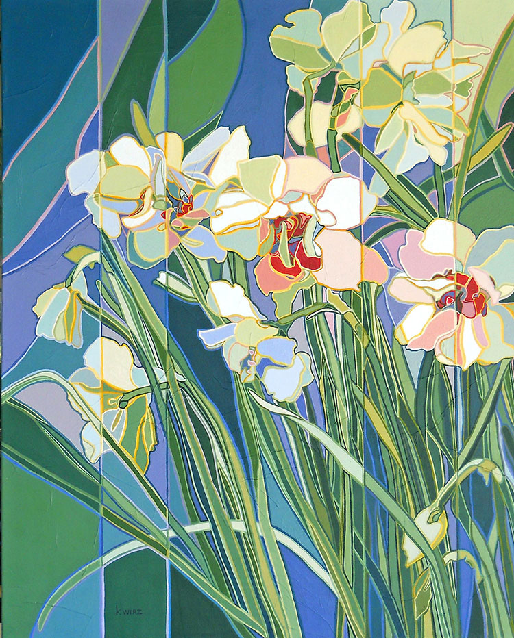 Evening Dancers 24 x 30 Acrylic on Canvas Evening Dancers 24 x 30 Acrylic on Canvas