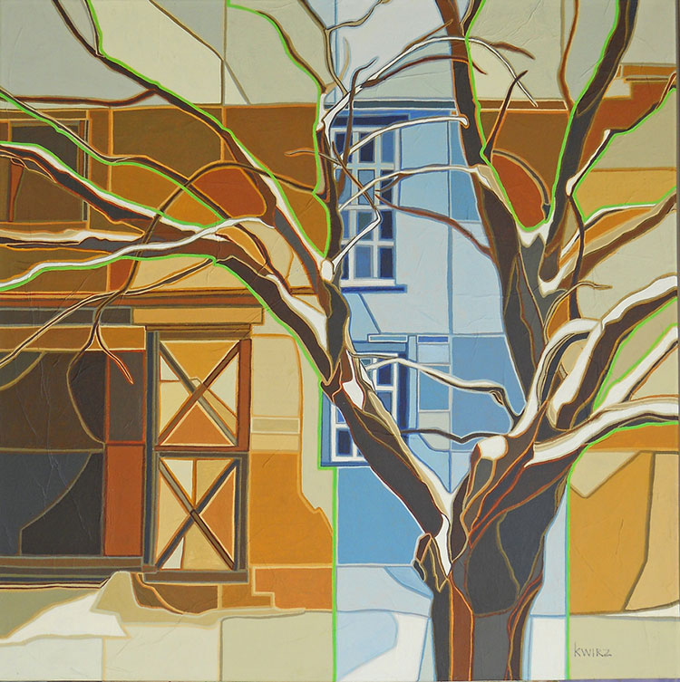 Winter Shelter 24 x 24 Acrylic on Canvas Winter Shelter 24 x 24 Acrylic on Canvas
